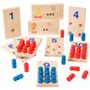 Kids Educational Wooden Counting And Math Game With Number Sticks Learning For