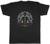 Chakra Symbols Mandala Flower Yoga Meditation Mens Unisex T-Shirt Tee Gift