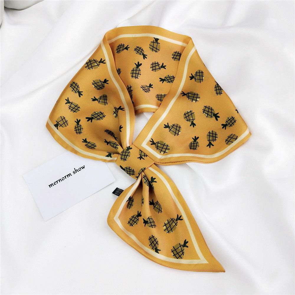 Nové šatky Hodvábne šatky Dámska jarná a jesenná sezóna Dlhé dekoratívne profesionálne šatky Letné tenké štýly spárované s košeľami Štýlové