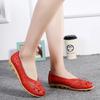 Plus Size 35-44 Women Flats Shoes Loafers Women Hollow-up Genuine Leather Shoes Female Casual Shoes for Mum Summer