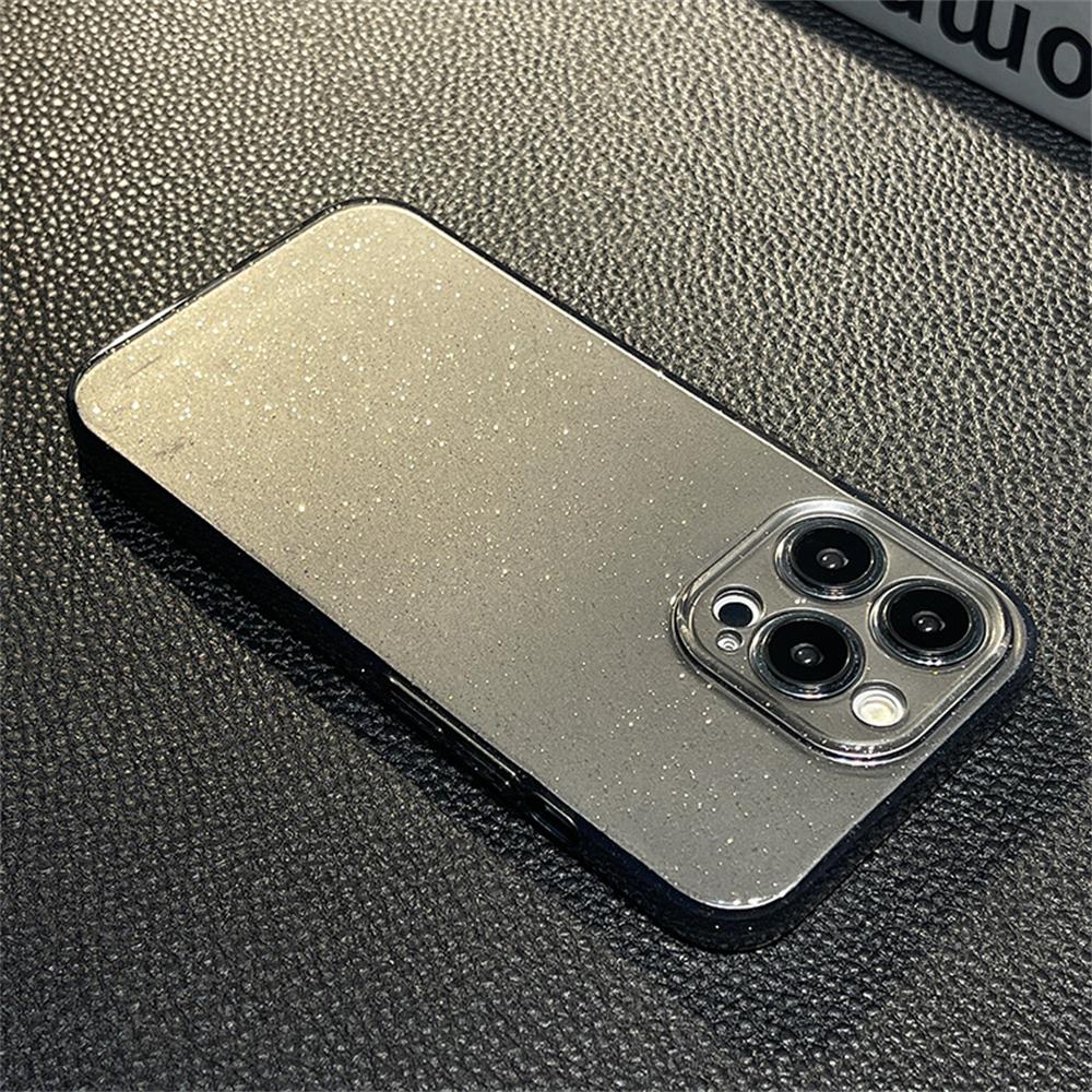 Fashion Bling Glitter Jelly Soft Silicone Phone Case For iPhone 16 15 11 12 13 14 Pro Max XR XS X 8 7 Plus Shockproof Back Cover