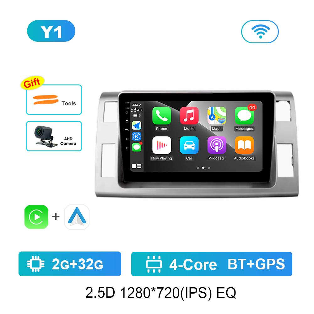 for Toyota Previa 3 2006 - 2019 for Estima 3 2006 - 2016 Radio Multimedia Player Carplay Android  GPS Navi WiF 4G Auto Tools