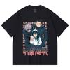 230 Gsm 100% Cotton Jujutsu Kaisen V40 Print Unisex Heavy Cotton T Shirt