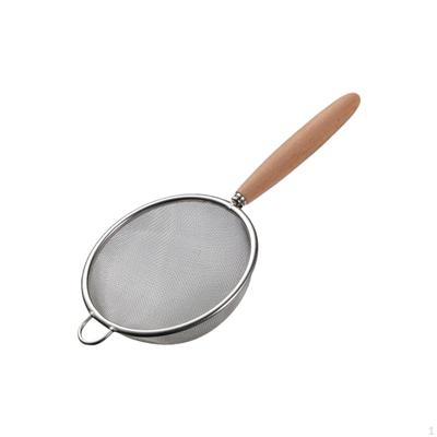 Durable Stainless Steel Mesh Strainer Set for Home Cooking