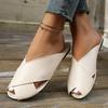 Large Size Women's Slippers Summer New Flat Bottom Printing Set Toe Bohemian Ethnic Cool Slippers Women
