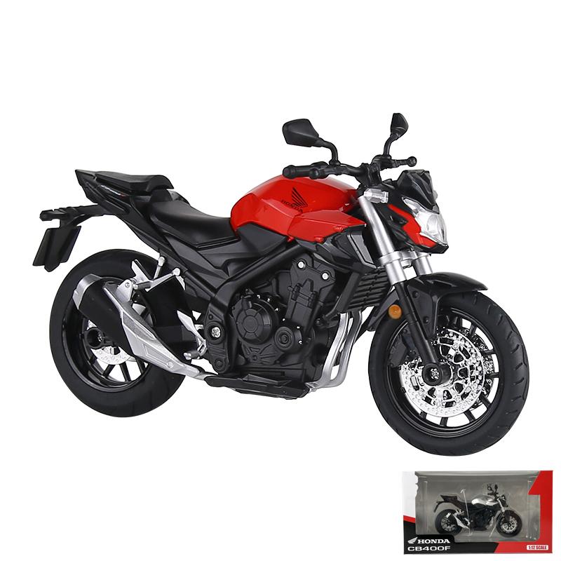 1:12 אופנועי הונדה CB400F דגם צעצוע סגסוגת יציקת לחץ דגמים סימולציה אוסף אופנועים קישוט צעצועים לבנים מתנות
