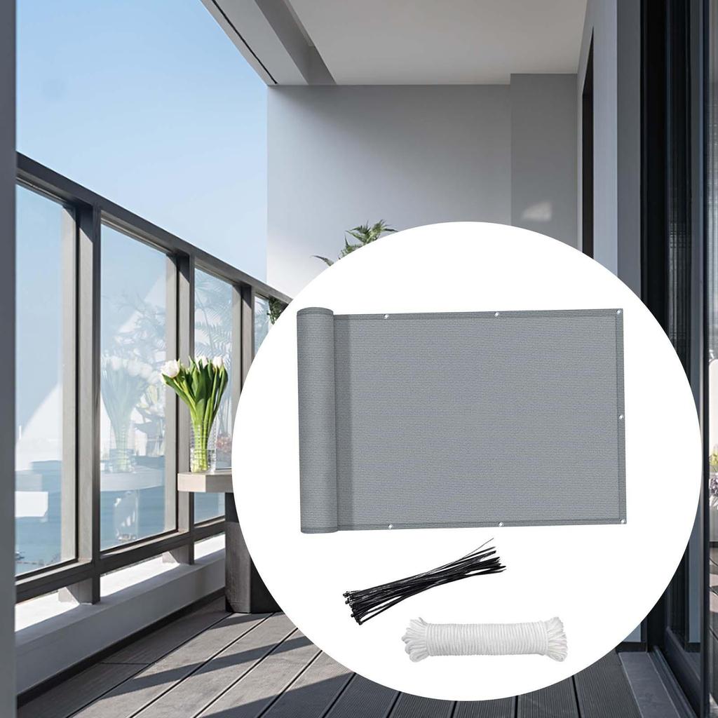 Balkongarten Sichtschutz HDPE-Abdeckung für