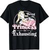 Hot Fashion Casual Disney Sleeping Beauty Being A Princess Is Exhausting T-Shirt S-4XL Four Seasons