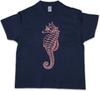 SEA HORSE Kids Boys Kids Boys T-Shirt Tattoo Nautical Sailor Slash Anchor Captain