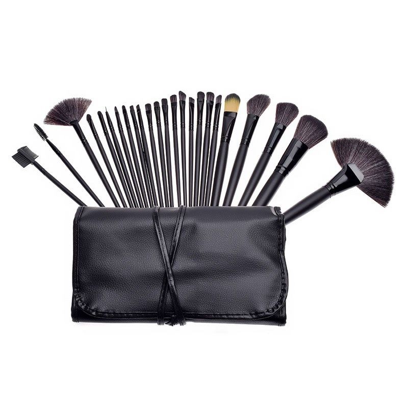 

32 PCs 24 Makeup Brushes Brush Suit Makeup Tools Suit Full Set Cross-Border Eye Shadow Blush Loose Powder Brush Factory Direct Supply 24 rubber handles