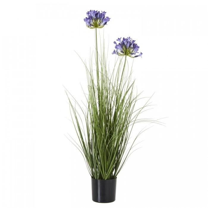 Hill Interiors Agapanthus Artificial Potted Plant