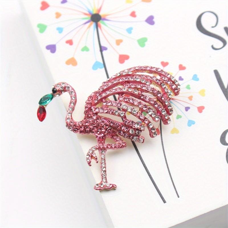 Creative Cutout Flamingo Corsage Simple Fashion Animal Brooch Coat Coat Bird Pin Accessories