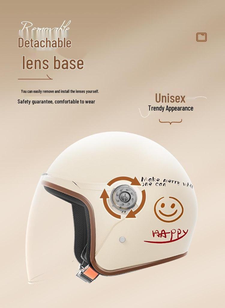 Women's Unisex Winter Warm Half Helmet for Electric Scooter/Motorcycle with Free Shipping