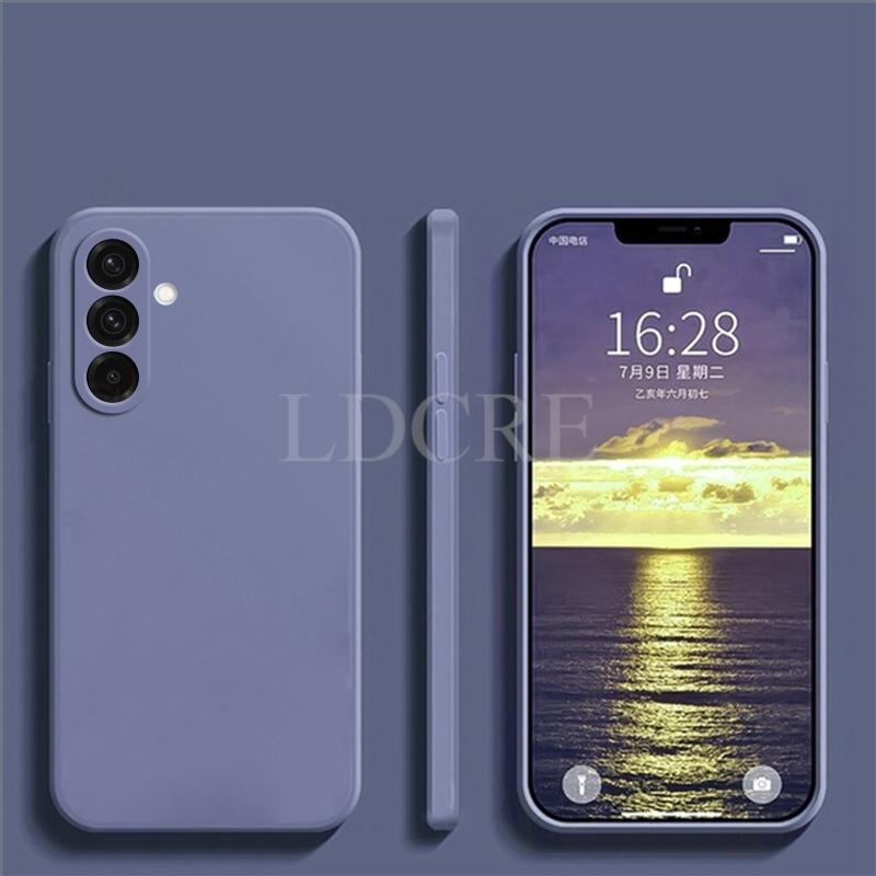 

Для Samsung Galaxy A56 чехол жидкий силиконовый защитный чехол Samsung A56 чехол TPU простой резиновый чехол для телефона Galaxy A56 чехол For Galaxy A56