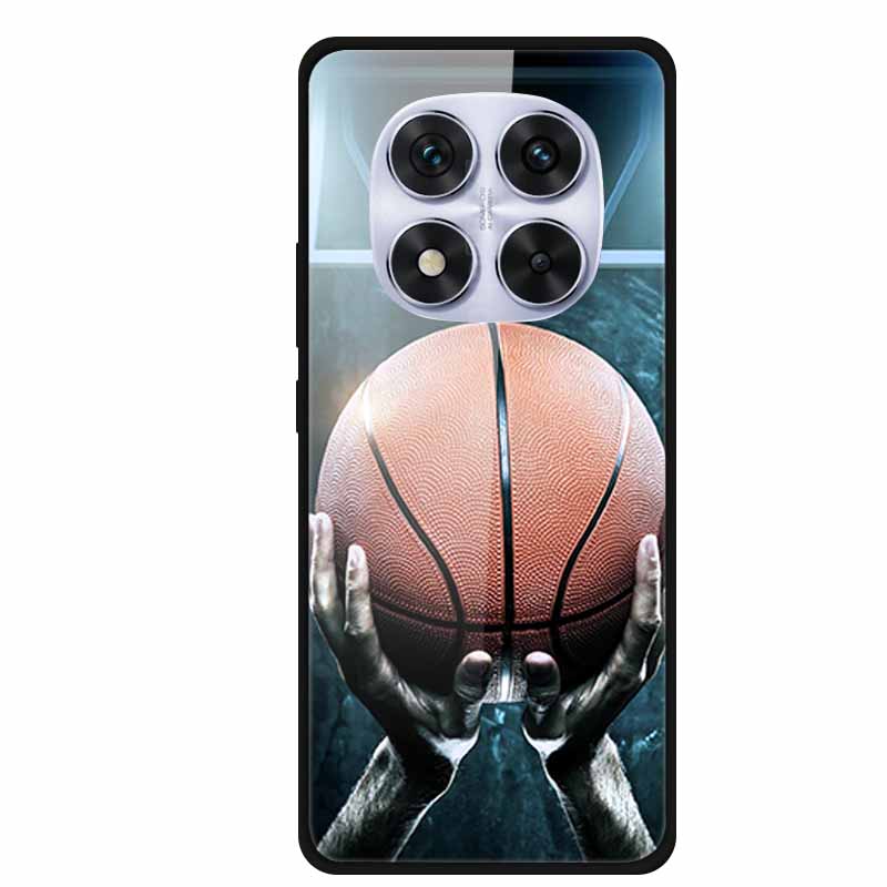 Tempered Glass Case For Redmi Note 14 Pro Coque 14Pro Flowers Phone Cases For Xiaomi Redmi Note14 Pro Hard Back Cover Case Funda