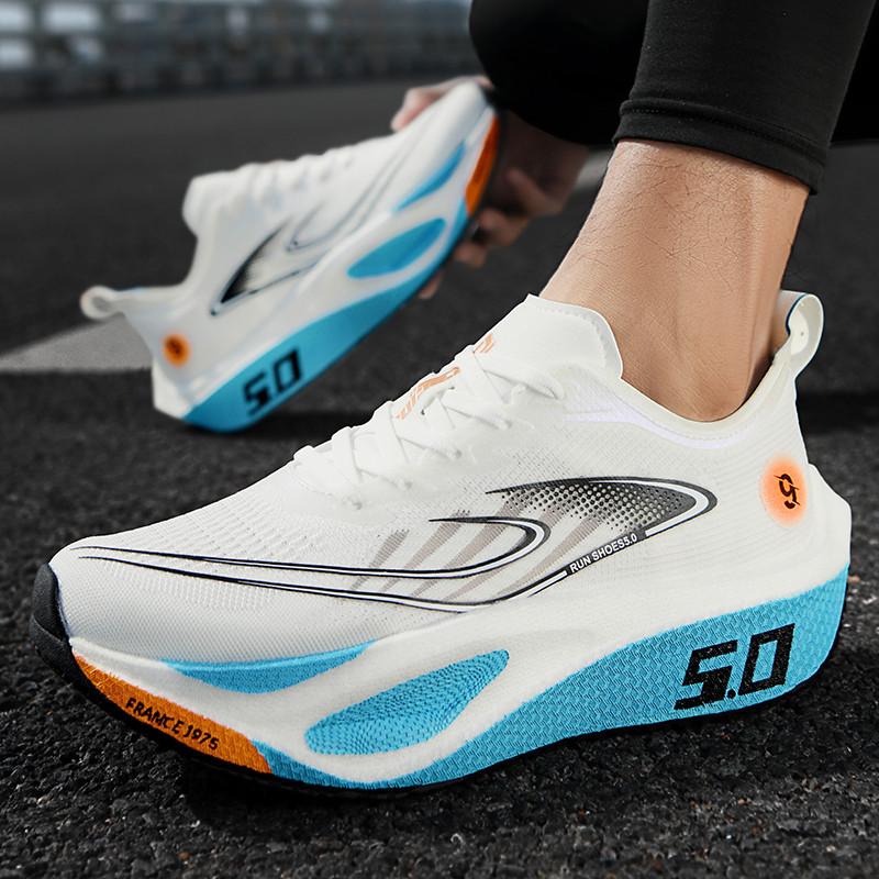 Running Shoes Men Lightweight Mesh Anti-slip Marathon Casual Shoes Men Lace-up Sports Breathable Comfort Sport Shoes Women