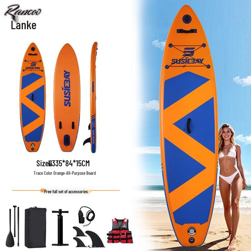 Lanko Inflatable Paddle Board - Universal PVC SUP for Surfing & Paddling
