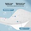 BADIGAO Disposable Toilet Seat Covers, Full Coverage, for Postpartum Women, Travel, Hotels, Thickened, 10 Pieces Per Pack