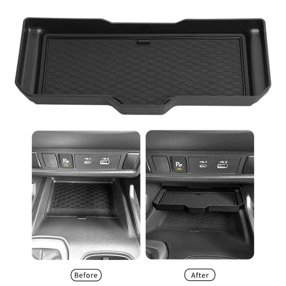 Center Console Organizer Clutter Reduction Solution