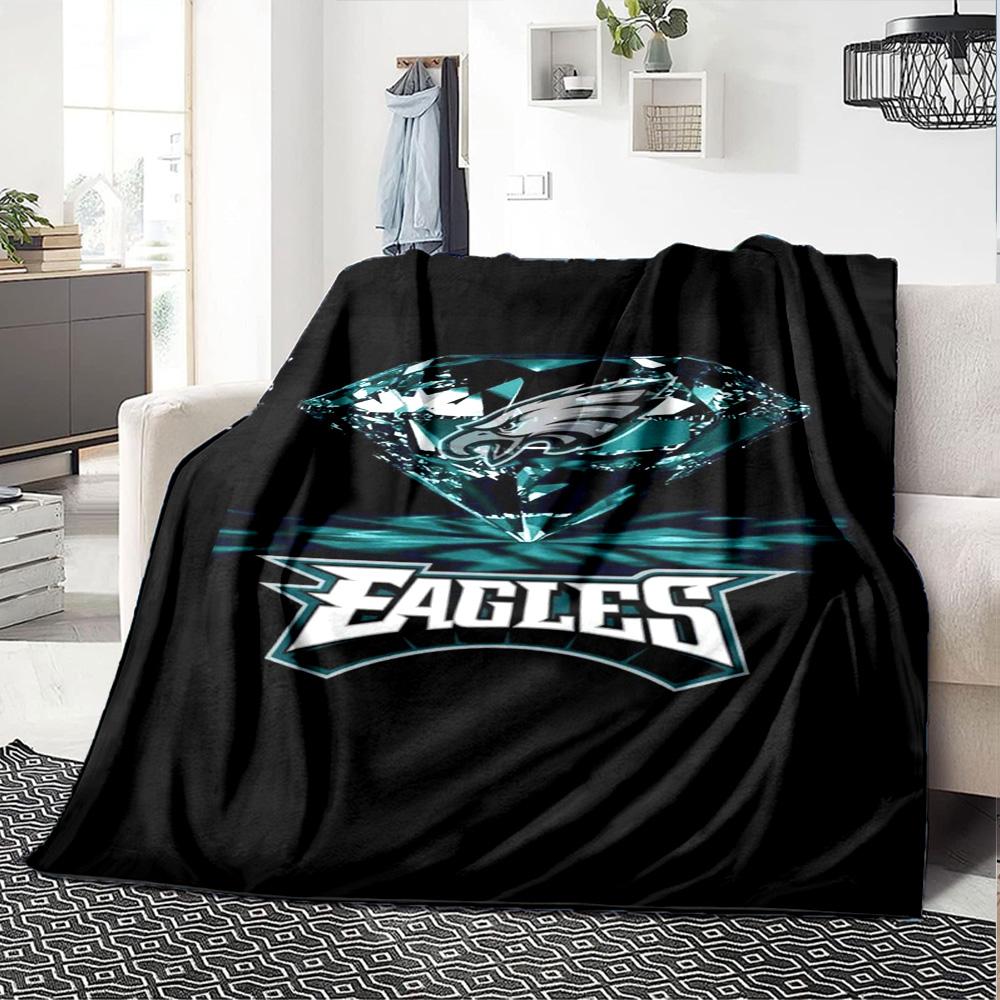 Philadelphia Eagles Blanket Soft Warm Cozy Suitable For Office Bed Livingroom Four Seasons Universal Playful Design