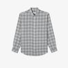 Lacoste Men's Linen Big Check Shirt CH739E-56G5HI