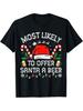 Most Likely To Offer Santa A Beer Christmas T-shirt