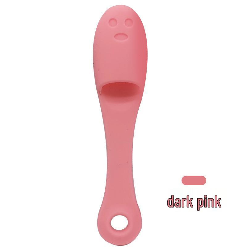 

Silicone Nasal Tip Brush for Pore Cleaning, Soft Bristle Facial Cleanser to Remove Blackheads and Clean Nasal Wings 2000 per box рожевий