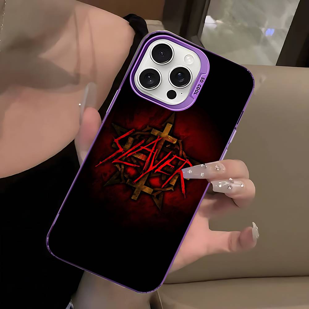 S-Slayers Band Phone Case For IPhone 17 16 15 14 13 Pro Max Plus Matte Color Back Cover
