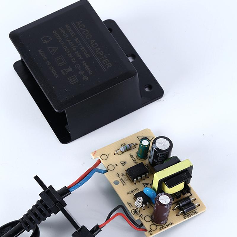 1 Stuk Waterdichte EU/VS Stekker Voedingsadapter DC12V 2A Voor CCTV Beveiligingscamera Oplader NVR DVR Ingang AC100V-240V