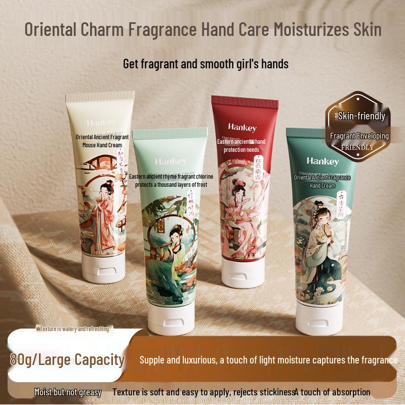 Han Ji Fragrant Hand Cream: Nourishing & Hydrating Anti-Cracking Skincare for Autumn/Winter - Perfect Souvenir Gift