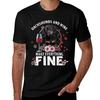 Dachshund And Wine Make Everything Fine Drink Wine And Dog Tshirt Work Style Casual Tshirt