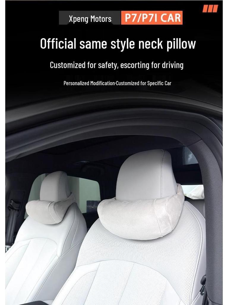 Xiaopeng P7/P7+ Headrest & Lumbar Support: Comfortable Neck & Waist Cushion