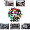 200/100pcs Universal Auto Fastener Random Mixed Car Bumper Clips Retainer Car Fastener Rivet Door Panel Fit for All Car