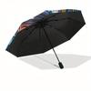 1pc Police Officer Themed High-quality Umbrella,Automatic Opening and Closing Umbrella,Multi-functional Umbrella G0811244