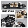 1/24 Rolls Royce Phantom Mansory Legierungsauto Diecasts & Spielzeugfahrzeuge Automodell Ton und Licht Rückzugauto Spielzeug für Kinder Geschenke