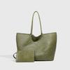 2025 New Fashionable Large-capacity Pure Hand-knitted Single-shoulder Underarm Bag Niche High-end Portable Tote