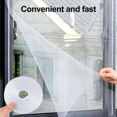 Window Screen Anti-Mosquito Net Well-Ventilated Fine Mesh Easy To Install DIY Window Screen Replacement Parts