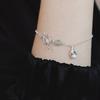 J.Lauren Silver Pearl Charm Toggle Bar Chain Bracelet B0997