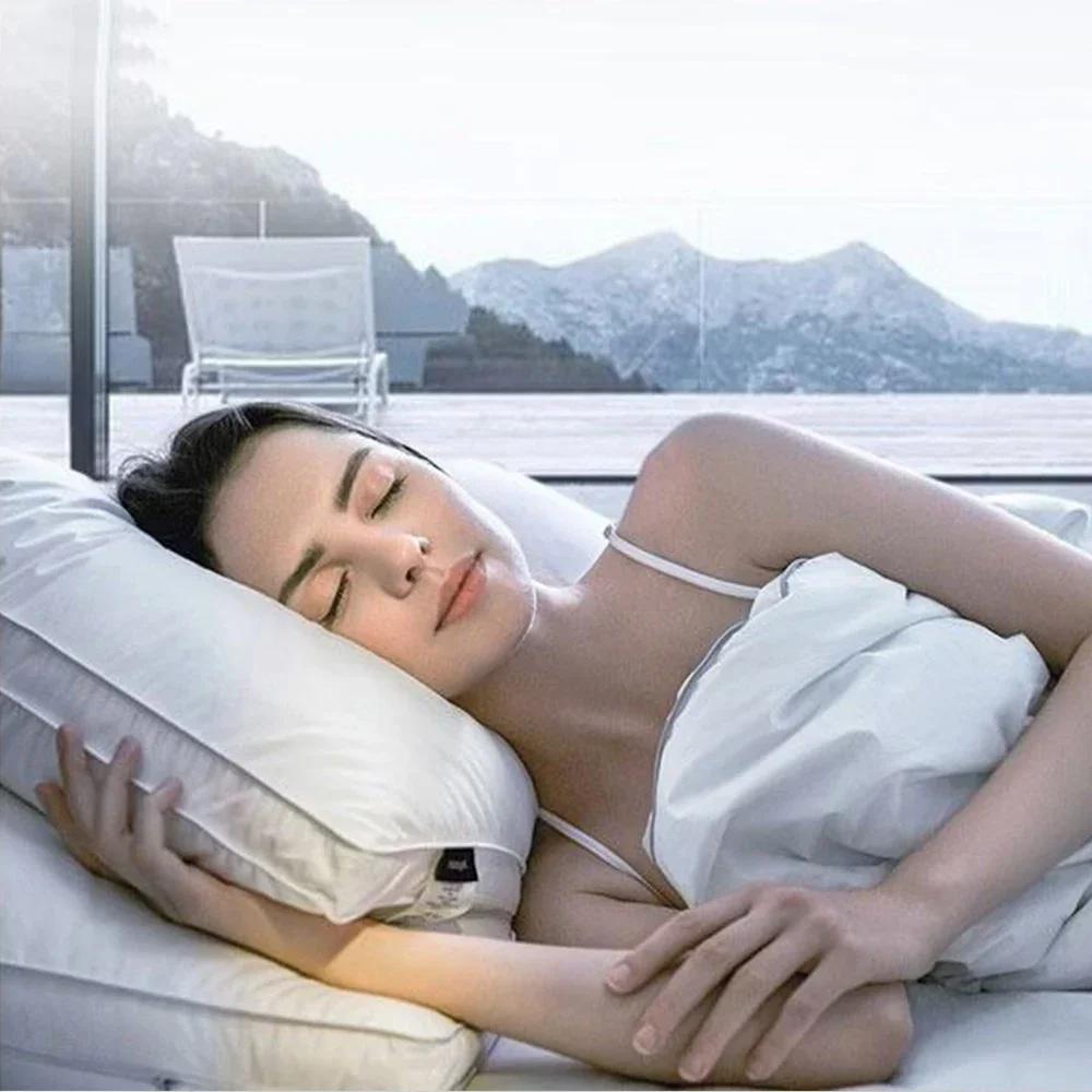 Cotton Body Pillow for Sleeping Decorative Bed with 100% Cutton Cover High-Grade & Soft