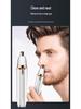 Unisex 4-in-1 Electric Grooming Kit: Eyebrow & Nose Hair Trimmer, Razor, Epilator