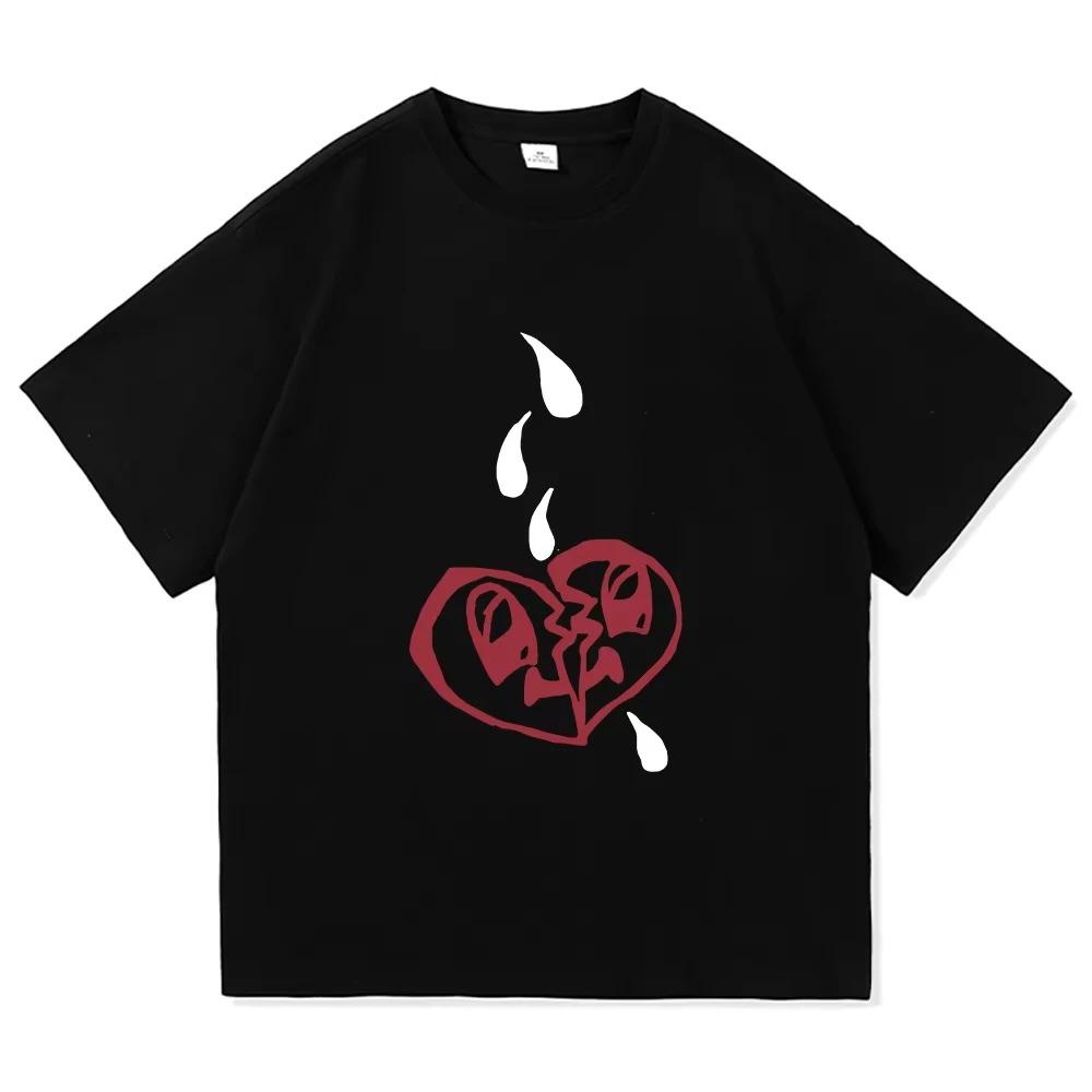 Damiano David Vtipná Malá Obavy Tričko Příští Léto 2025 Pánské Dámské Oblečení Harajuku Oblečení Vysoce Kvalitní Topy Bavlněná Trička