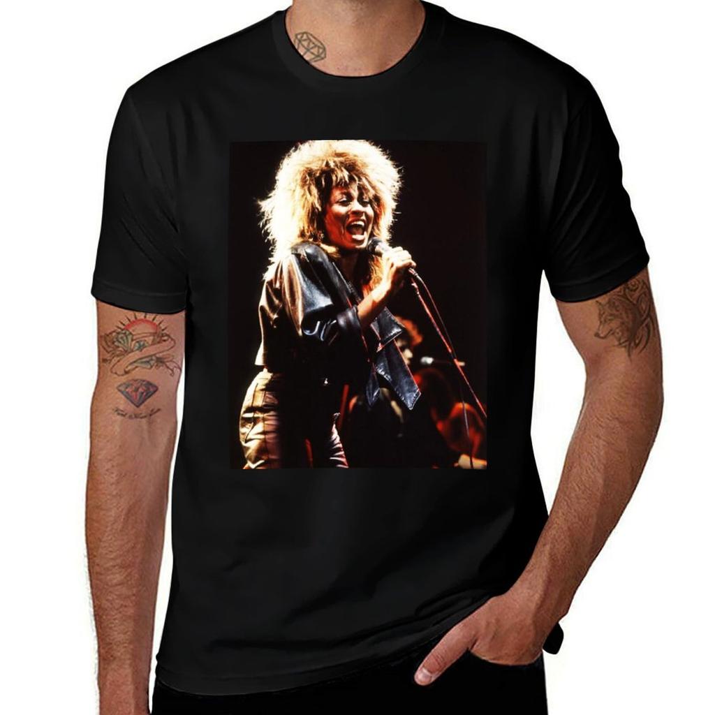 T-shirt Tina Sing Impression Stylée Manches Courtes