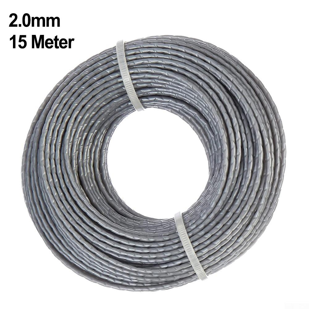 15 Meter Line Spool Mowing Line 1pc 2/2.4/2.7/3.0mm
