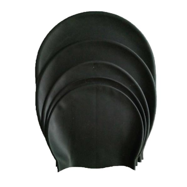 OEM Logo Non-Slip Swimming Pool Cap Hat Adults & Kids Elastic Swimming Caps Silicone Swimming Cap