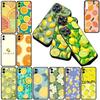 Cover for Samsung Galaxy A35 A36 A55 A26 A05 A06 A14 A50 A51 A53 A54 A12 A13 A23 Phone Case Mediterranean Lemon Fruit Summer