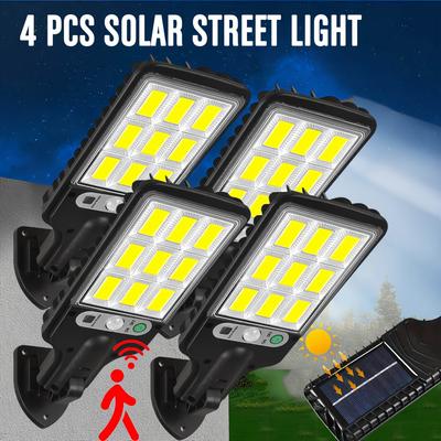 Intelligent LED Solar Light Outdoor Sensing Wall Light 3-mode Light Control Decorative Garden Safety Lighting Suitable for Courtyards and Villas
