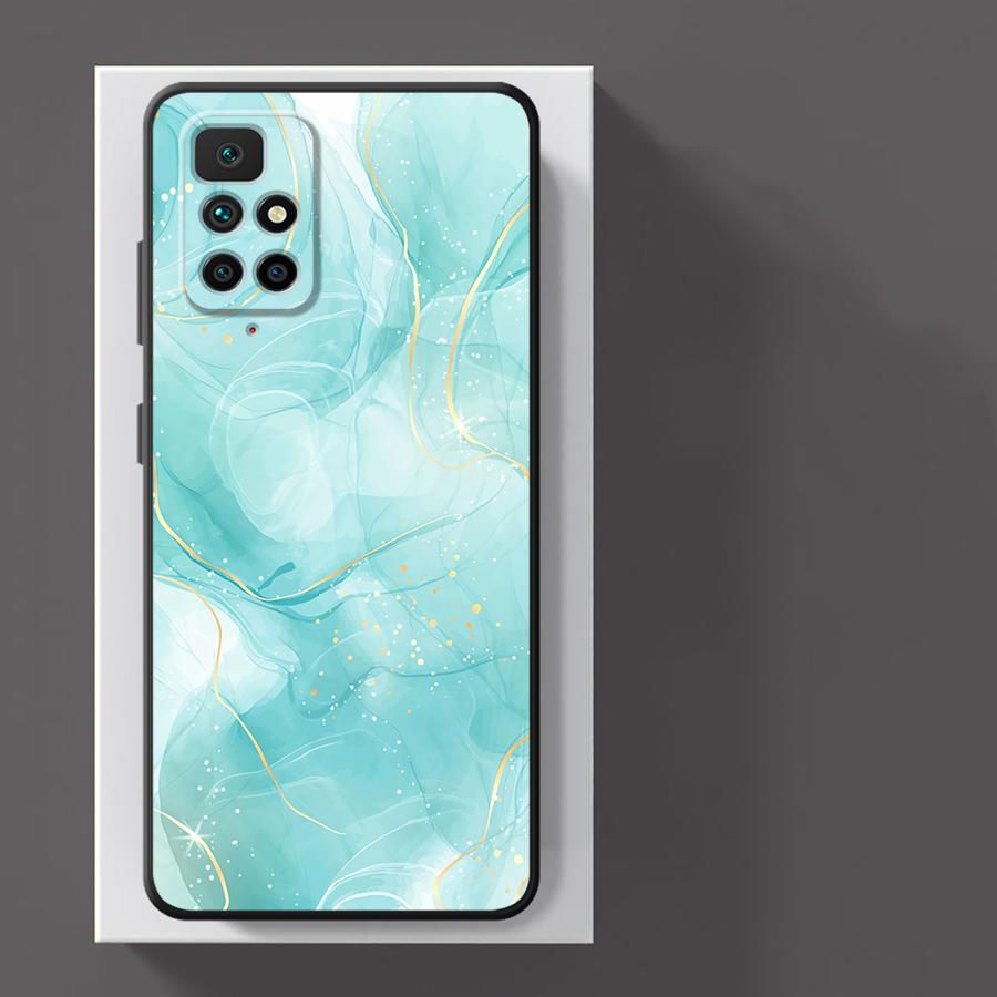 Handyhülle Case für Xiaomi Redmi 13C 14C A4 K40 K80 Pro 10 A1 A2 Plus A3 12C 9 A5 Marmorfarben