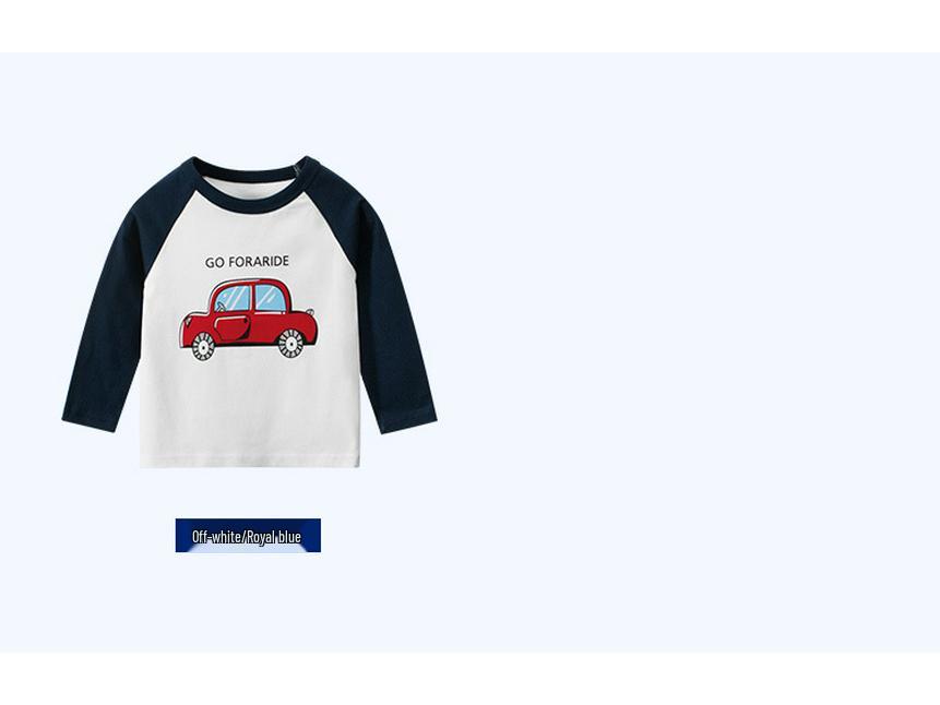 Koszulka dziecięca z długim rękawem na jesień 2024 - styl koreański