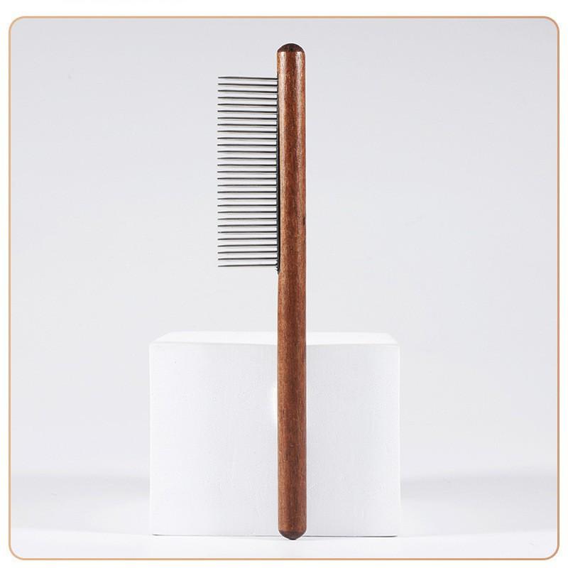 Dog cat comb open knot hair removal artifact pet self-cleaning comb row comb massage hair removal special pet comb