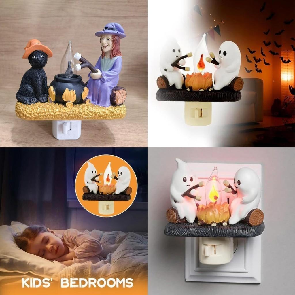 Enchanting White Ghost Night Light For Halloween Festivities And Unique Decor Items
